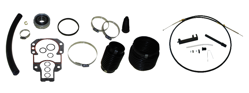 Transom Service Kit﻿ for ﻿Mercruiser Alpha One Gen II. Includes Shift Cable